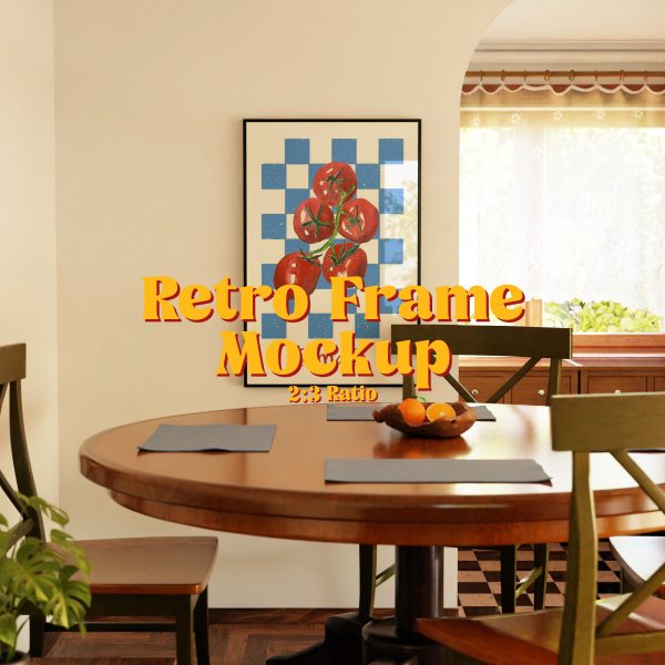 vertical frame mockup