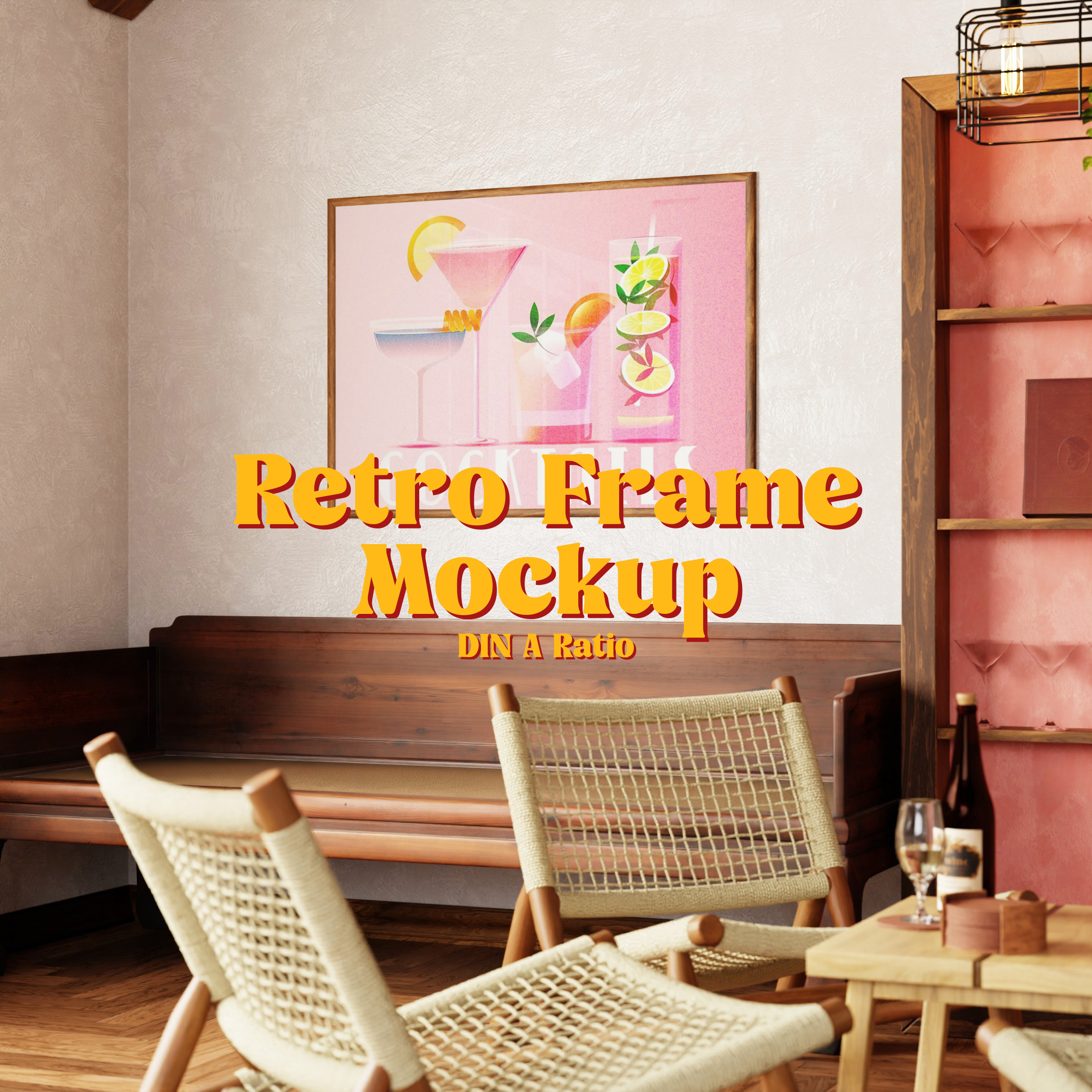horizontal frame mockup