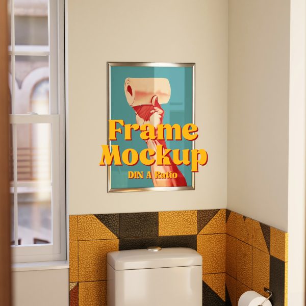 vertical frame mockup