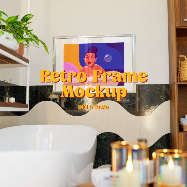 horizontal frame mockup