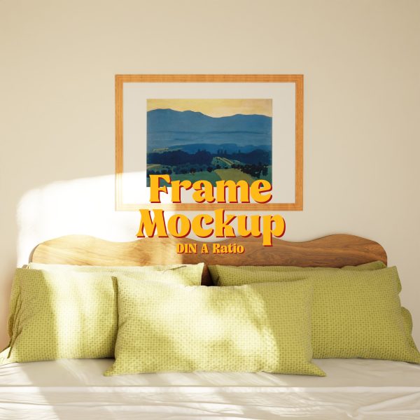 horizontal frame mockup