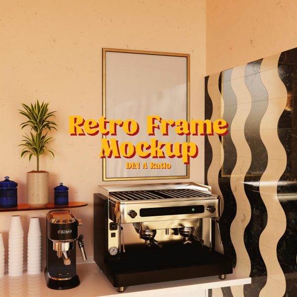 vertical frame mockup