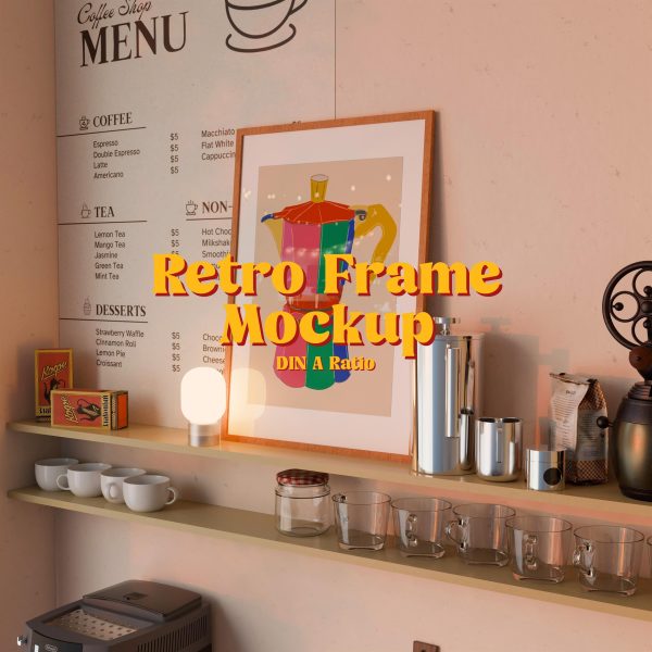vertical frame mockup