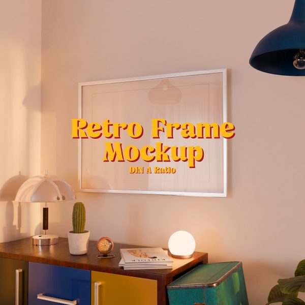 horizontal frame mockup