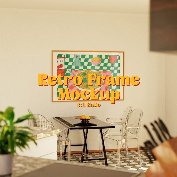 horizontal frame mockup