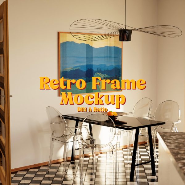 horizontal frame mockup