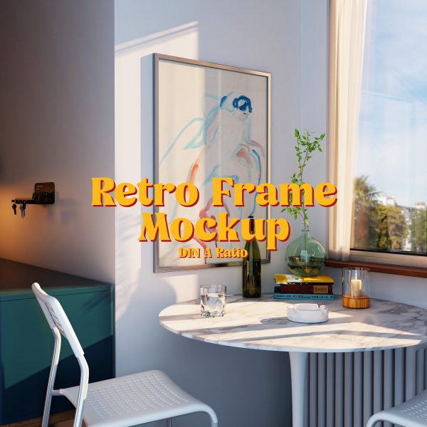 vertical frame mockup