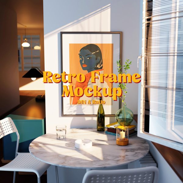 vertical frame mockup