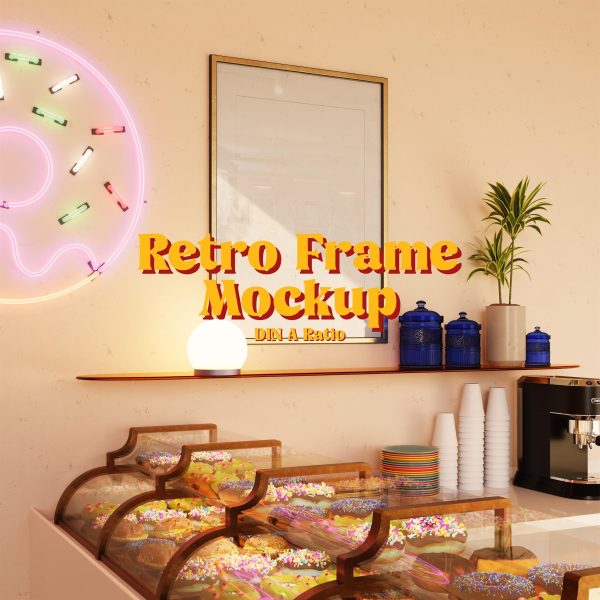 vertical frame mockup