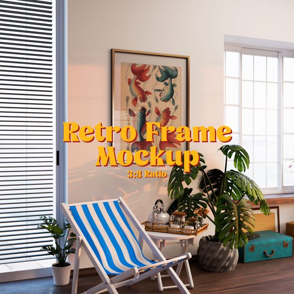 3x4 vertical frame mockpu