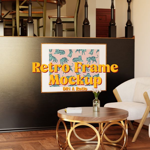 horizontal frame mockup
