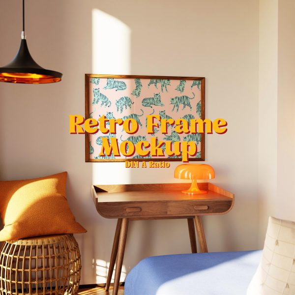 horizontal frame mockup