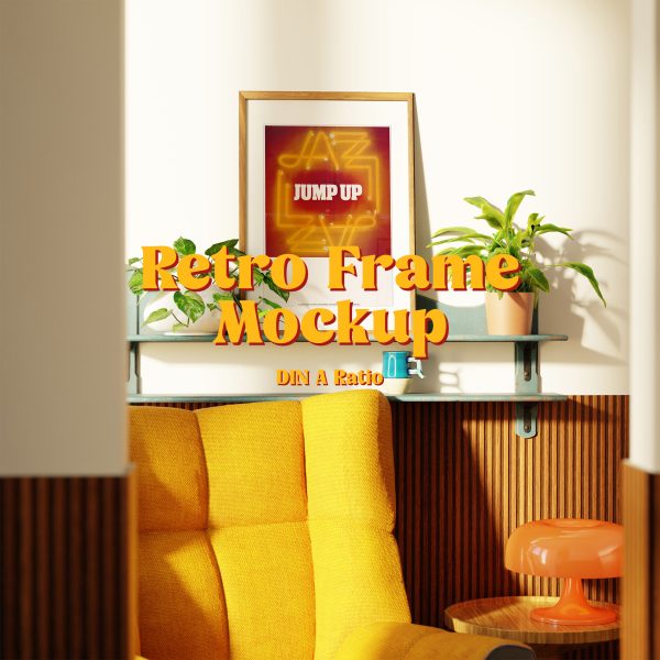 vertical frame mockup
