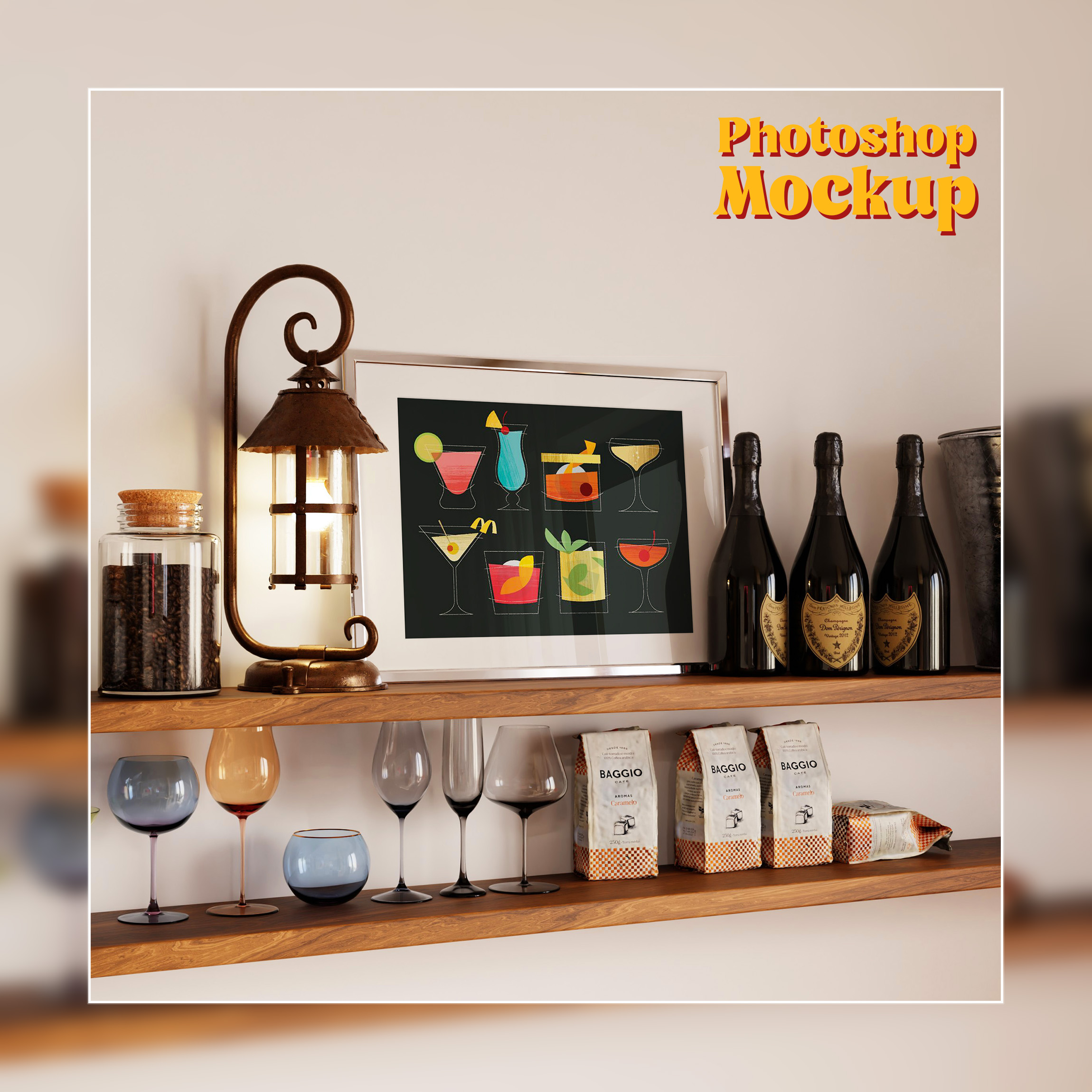 25 Horizontal Frame Mockup Bundle (Clean PSD, No AI) - Image 5