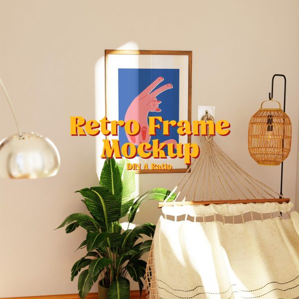 vertical frame mockup
