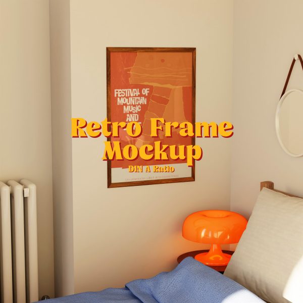 vertical frame mockup