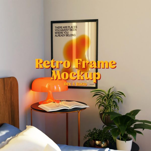 vertical frame mockup