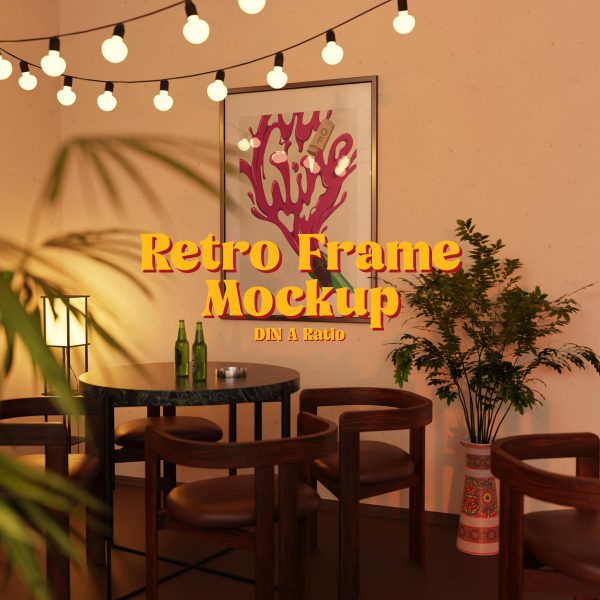 vertical frame mockup