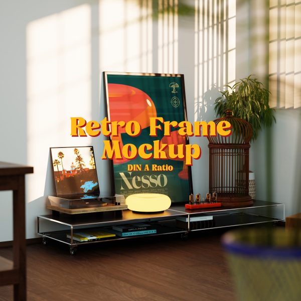 vertical frame mockup