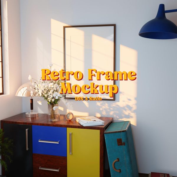 vertical frame mockup