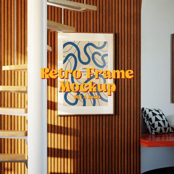 vertical frame mockup