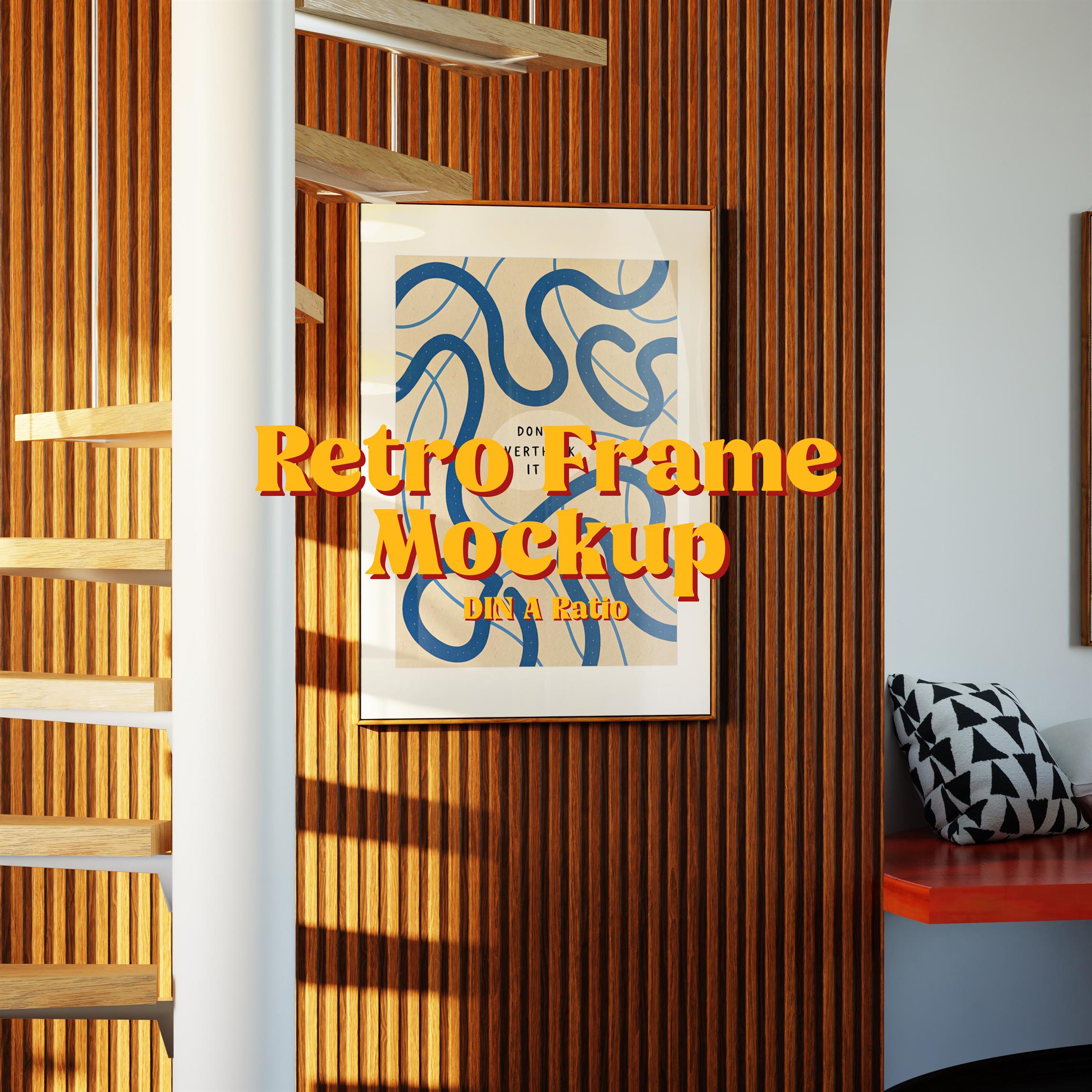 vertical frame mockup