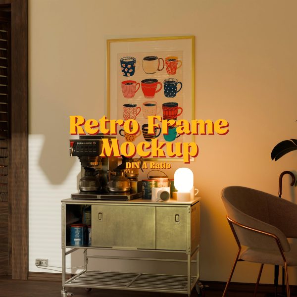vertical frame mockup