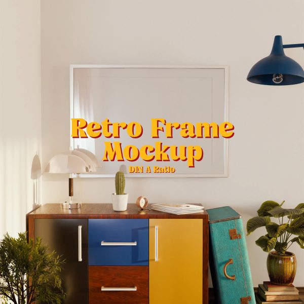horizontal frame mockup