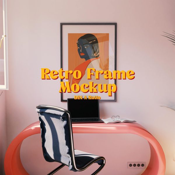vertical frame mockup