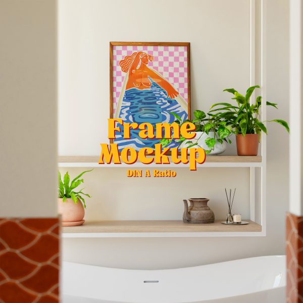 vertical frame mockup