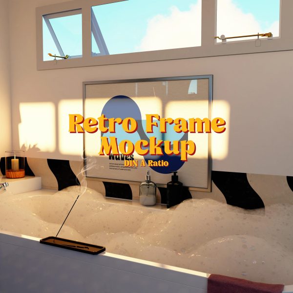 horizontal frame mockup
