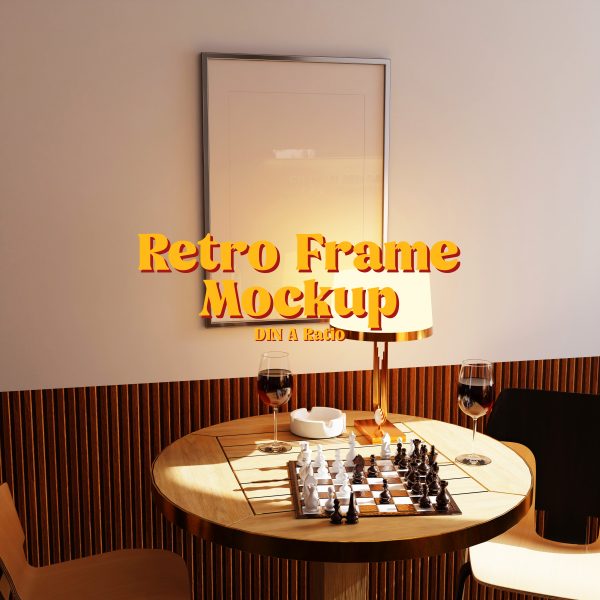 Bar frame mockup