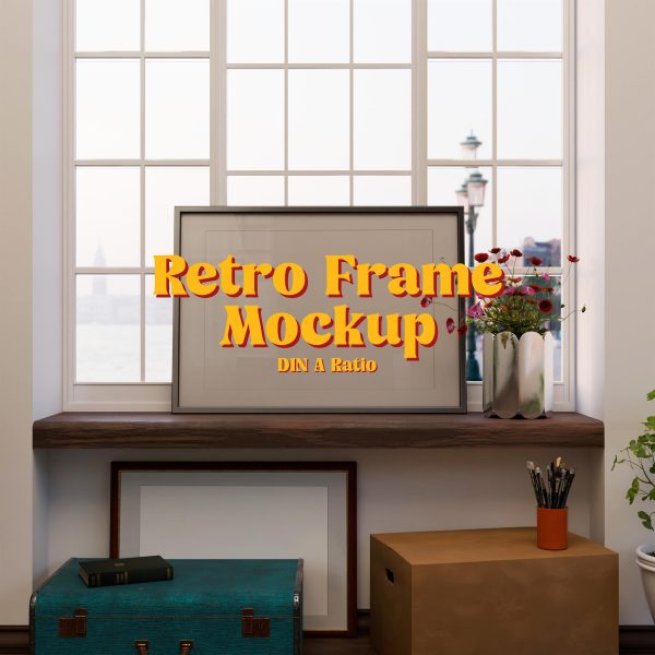 2 horizontal frame mockup