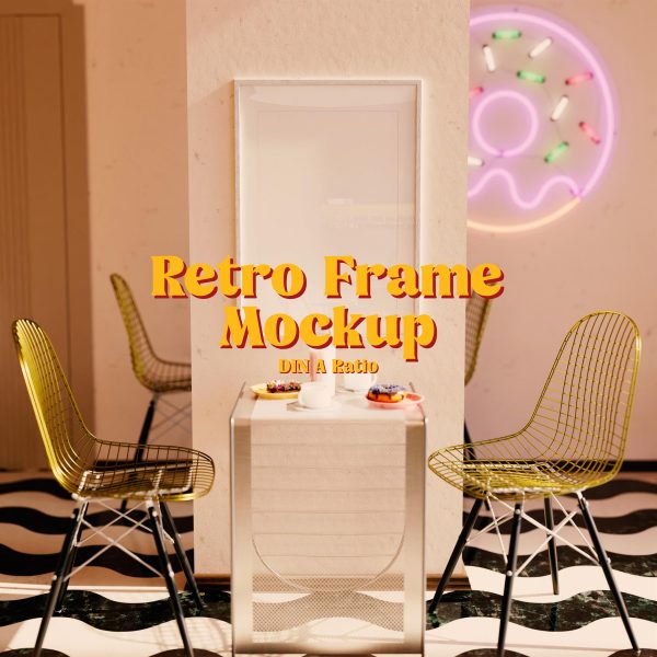 vertical frame mockup