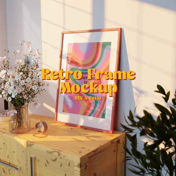 vertical frame mockup