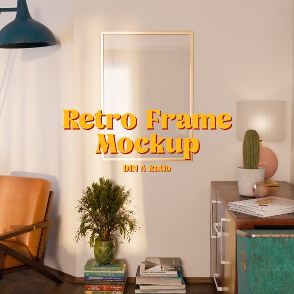 vertical frame mockup