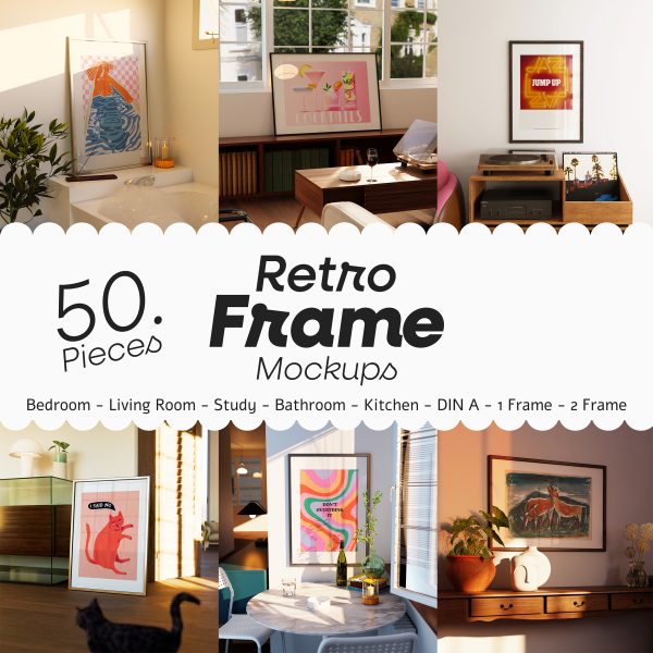 50 Frame Mockup Bundle