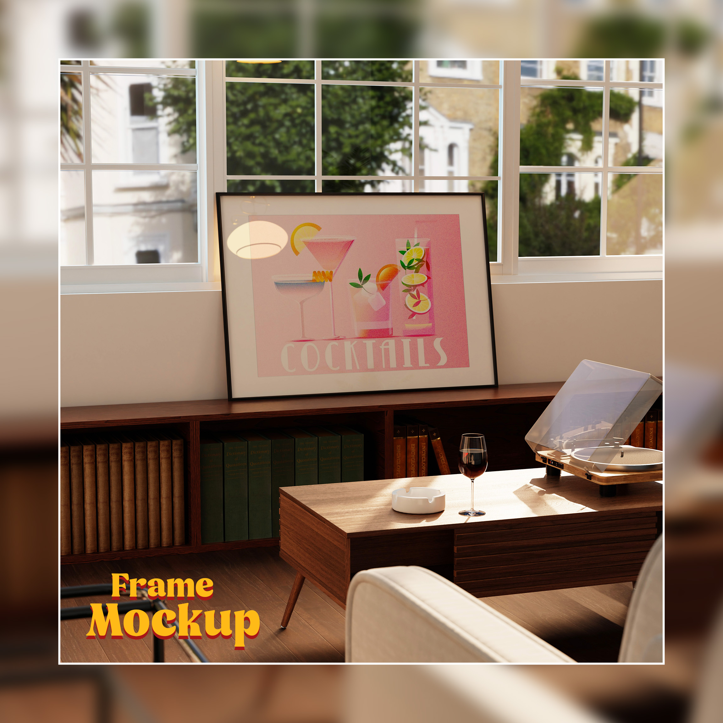 25 Horizontal Frame Mockup Bundle (Clean PSD, No AI) - Image 3
