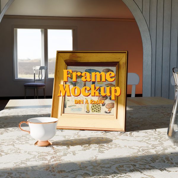 square frame mockup