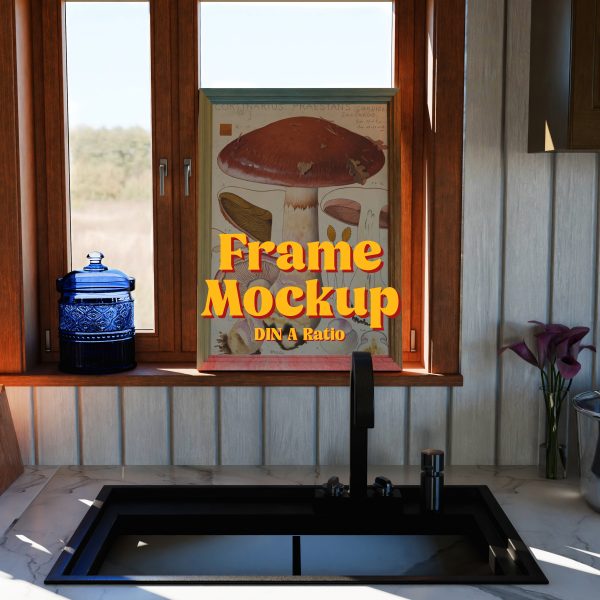 vertical frame mockup
