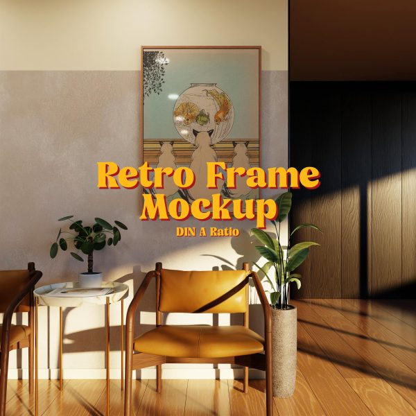 vertical frame mockup