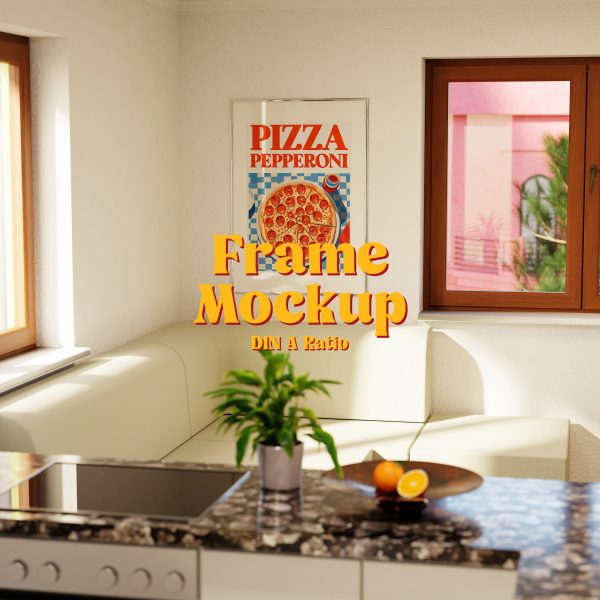 vertical frame mockup