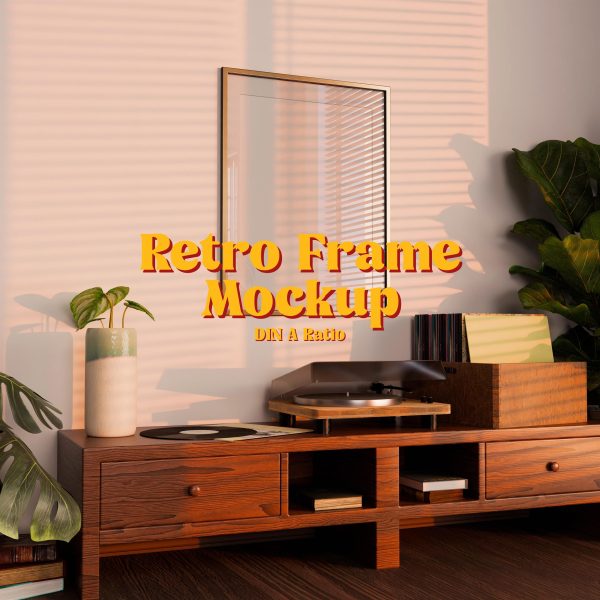 vertical frame mockup