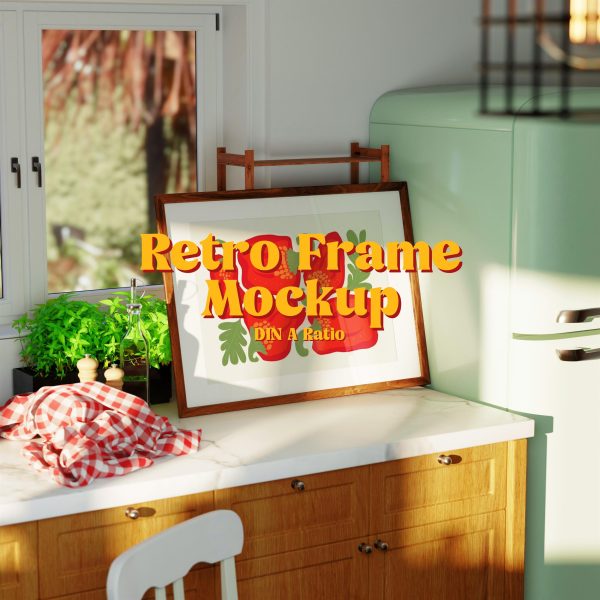 horizontal frame mockup