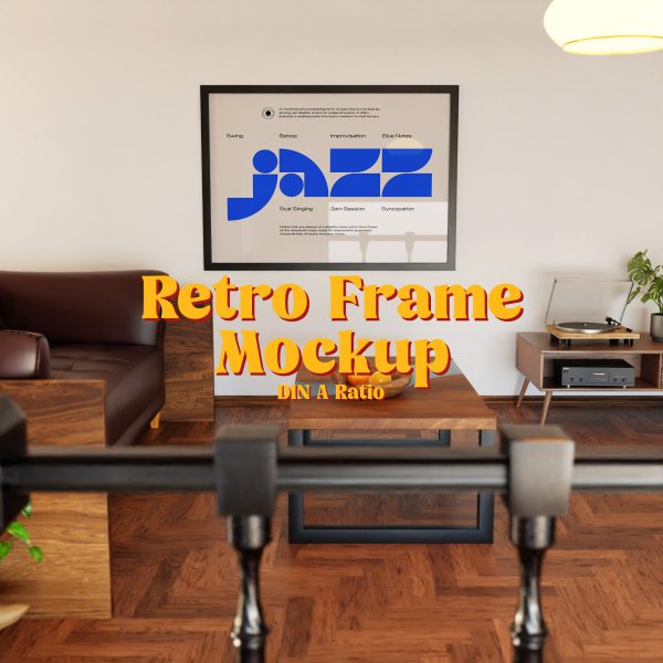 horizontal frame mockup