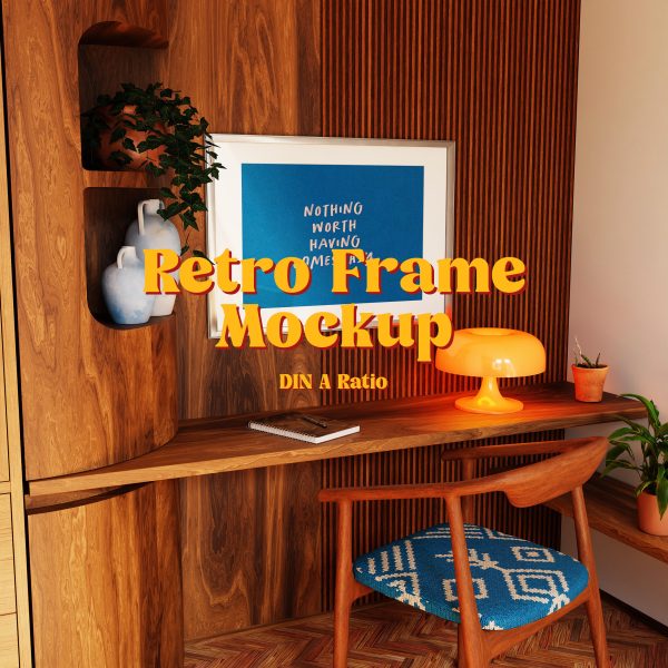 horizontal frame mockup
