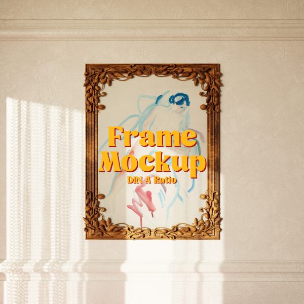 vertical frame mockup