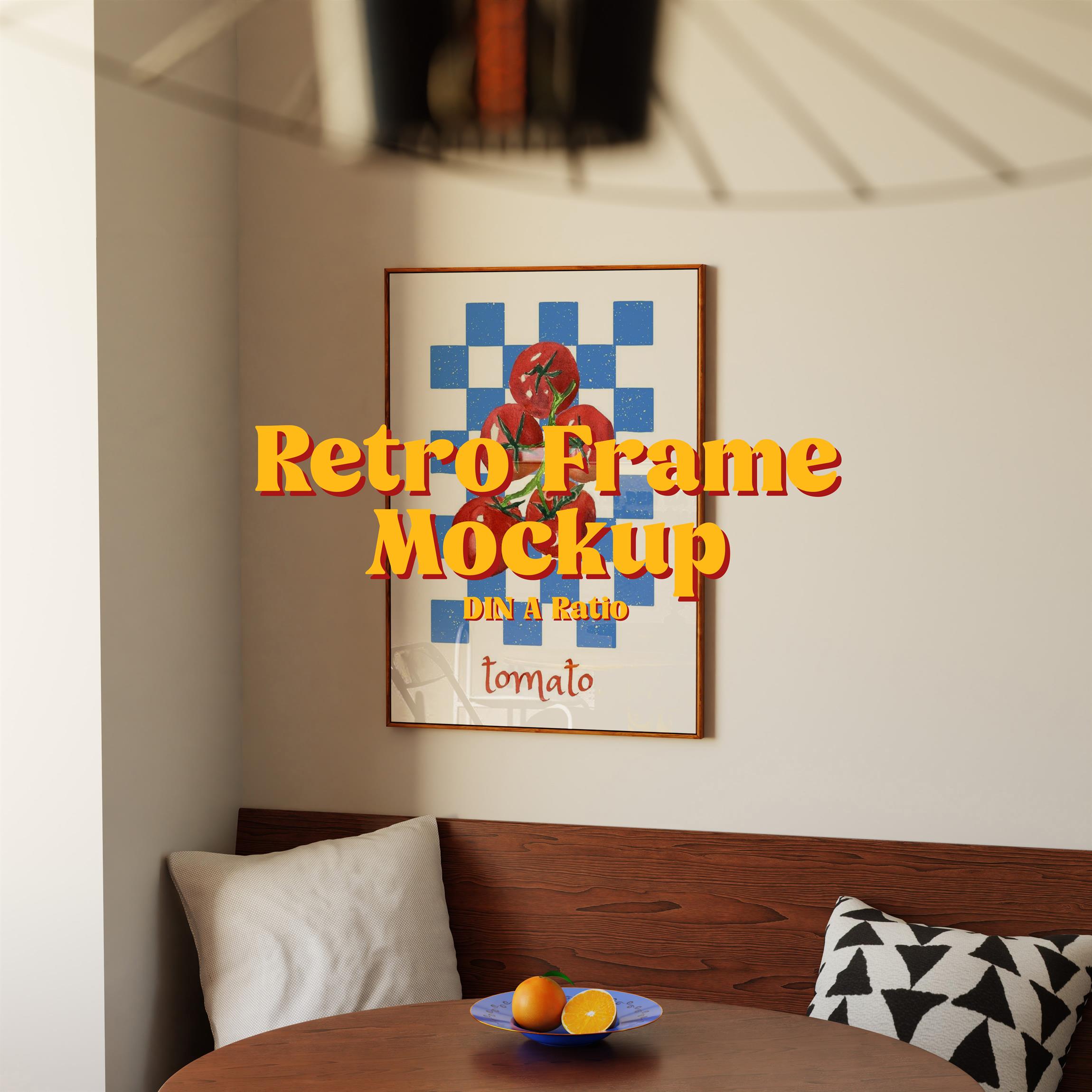vertical frame mockup