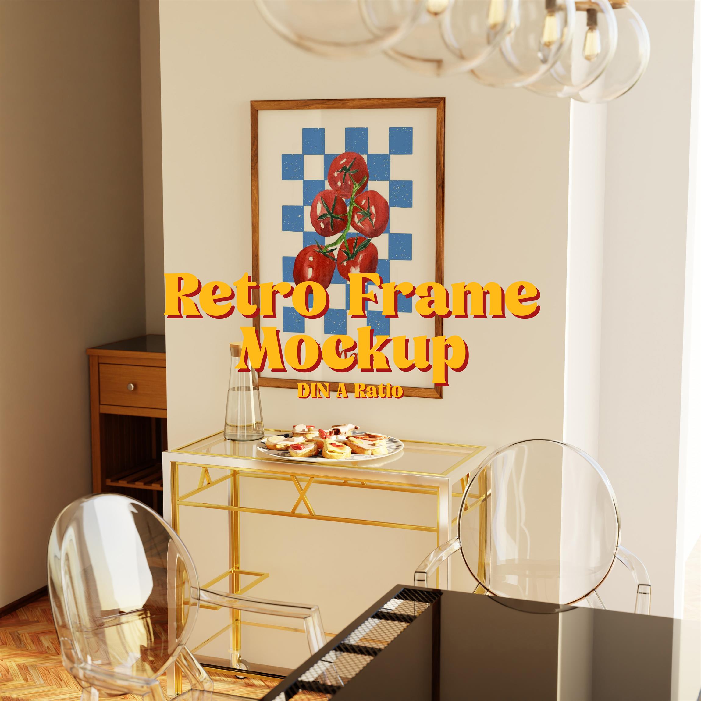 vertical frame mockup