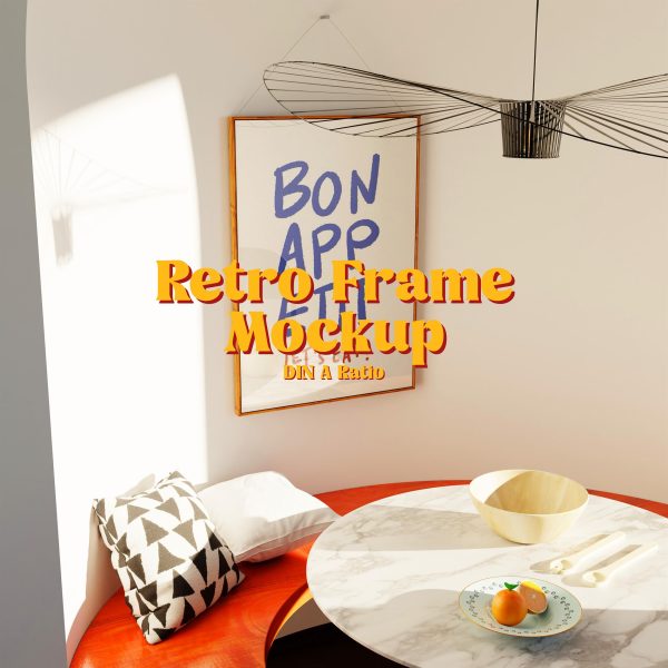 vertical frame mockup
